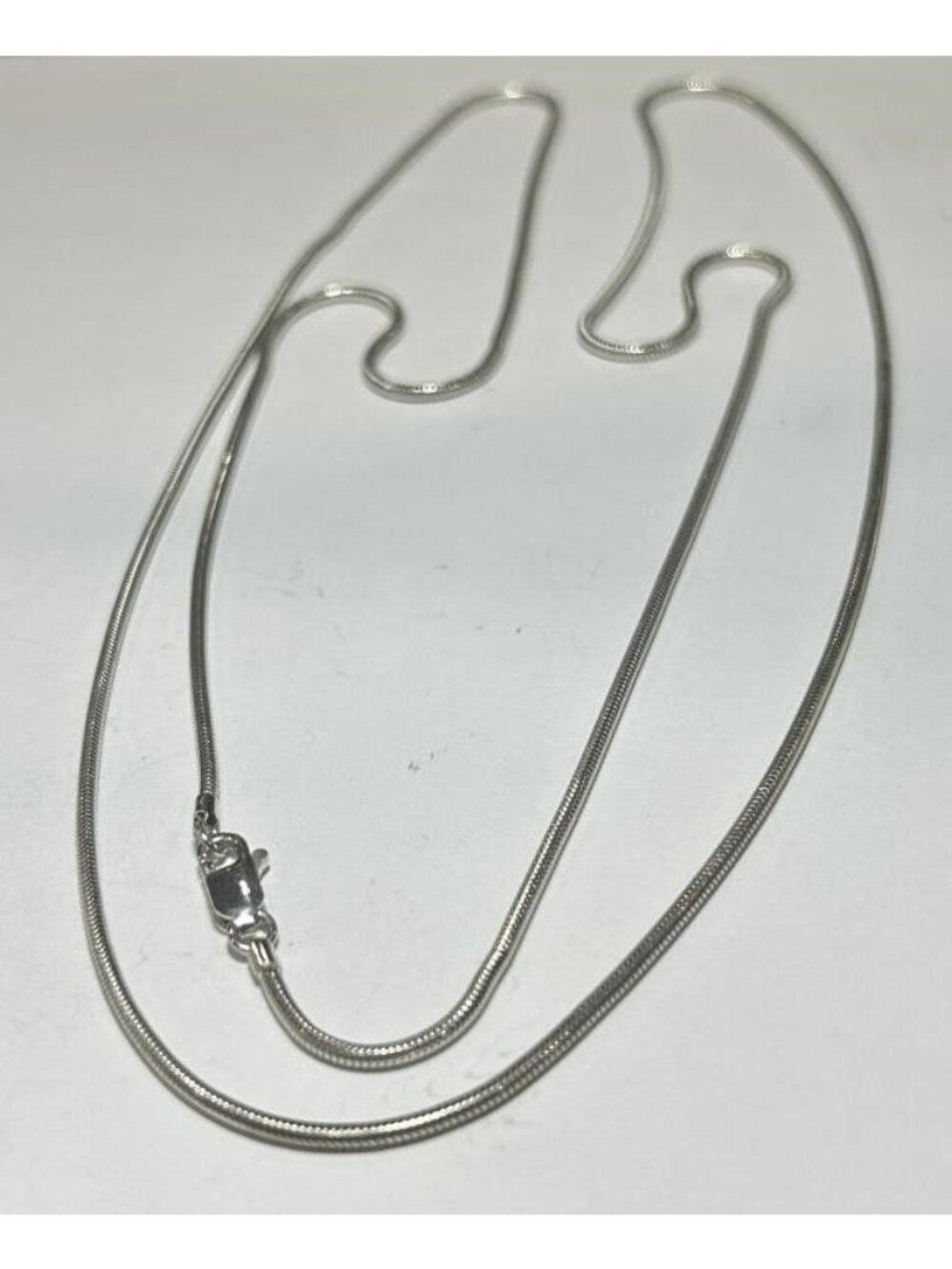 Sterling Silver 35" Snake Chain Necklace 13.5g - Excellent Condition - Picture 2 of 3
